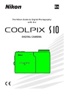 Nikon Coolpix S10 manual. Camera Instructions.